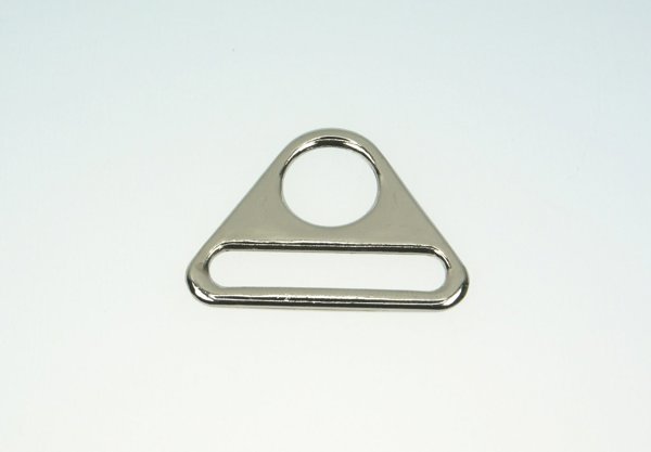 Bild von Triangel aus Zinkdruckguss - vernickelt - 25mm Durchlass - 1 Stück