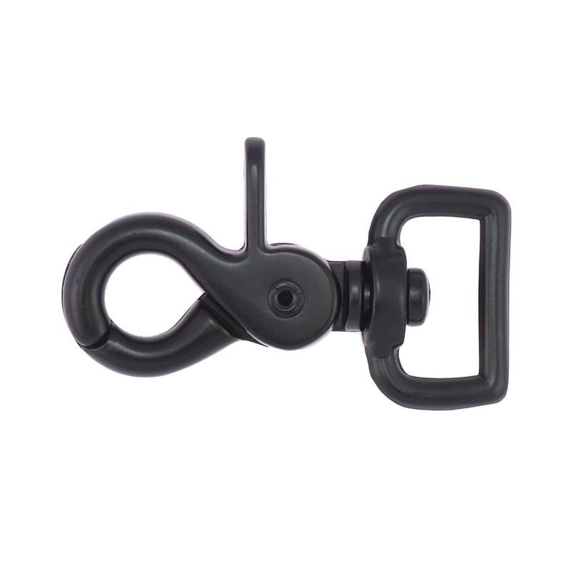 Bild von Scherenkarabiner für 20mm Gurtband - 5,9cm lang - schwarz - 1 Stück