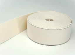 Bild von 5m Gürtelband / Taschenband - aus recyceltem Garn - 39mm breit - creme