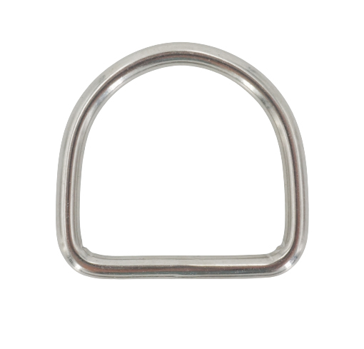 Bild von D-Ring aus V4A Edelstahl - 40 x 37 x  6mm - 10 Stück