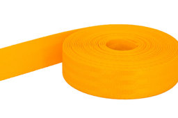 Bild von 5m Sicherheitsgurtband / Kindergurt dunkelgelb aus Polyamid - 25mm breit - bis 1t belastbar