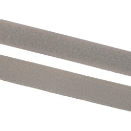 Bild von 4m Klettband (Flausch & Haken), 20mm breit, Farbe: sandgrau - zum Aufnähen