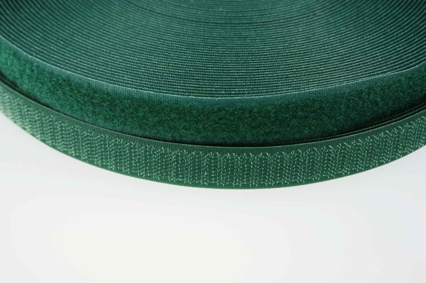 Bild von 4m Klettband (Flausch & Haken), 20mm breit, Farbe: dunkelgrün - zum Aufnähen