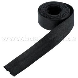 Bild von Einfassband aus Polyester, 20mm breit, Farbe: schwarz - 10m Rolle