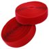 Bild von 4m Klettband (Flausch & Haken), 16mm breit, Farbe: rot - zum Aufnähen