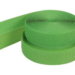 Bild von 4m Klettband (Flausch & Haken), 25mm breit, Farben: grün - zum Aufnähen