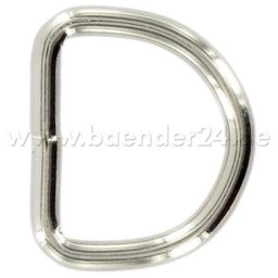 Bild für Kategorie D-Ringe aus Stahl, vernickelt
