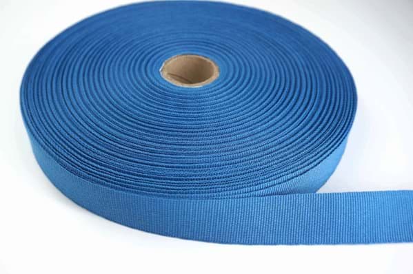 Bild von 50m Rolle Ripsband / Einfassband aus Polyester - 20mm breit - jeansfarben