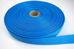 Bild von 50m Rolle Ripsband / Einfassband aus Polyester - 20mm breit - blau