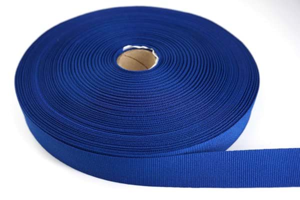 Bild von 50m Rolle Ripsband / Einfassband aus Polyester - 20mm breit - königsblau