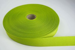 Bild von 50m Rolle Ripsband / Einfassband aus Polyester - 20mm breit - limone