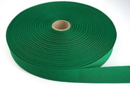 Bild von 50m Rolle Ripsband / Einfassband aus Polyester - 20mm breit - grün