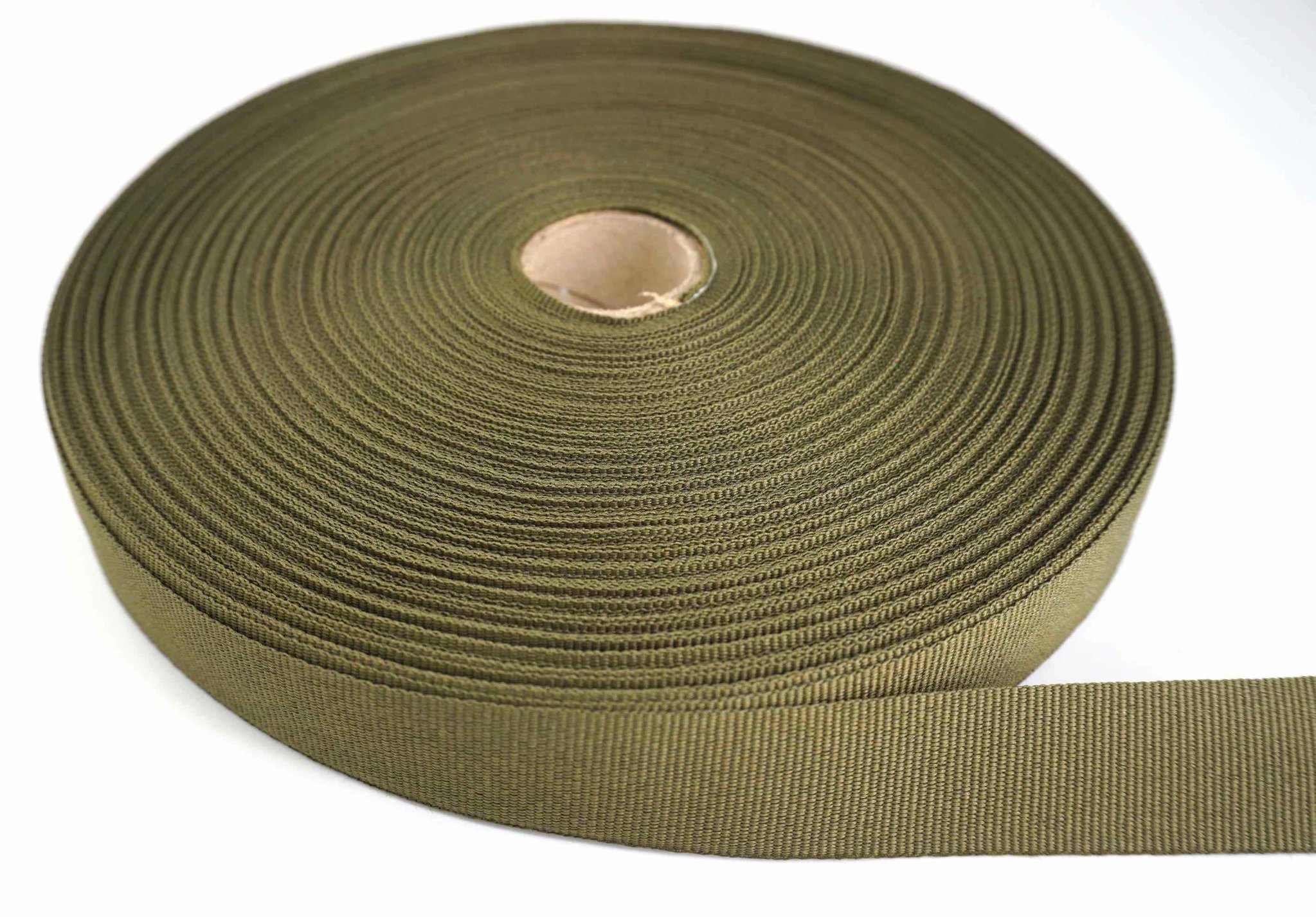 Bild von 50m Rolle Ripsband / Einfassband aus Polyester - 20mm breit - khaki