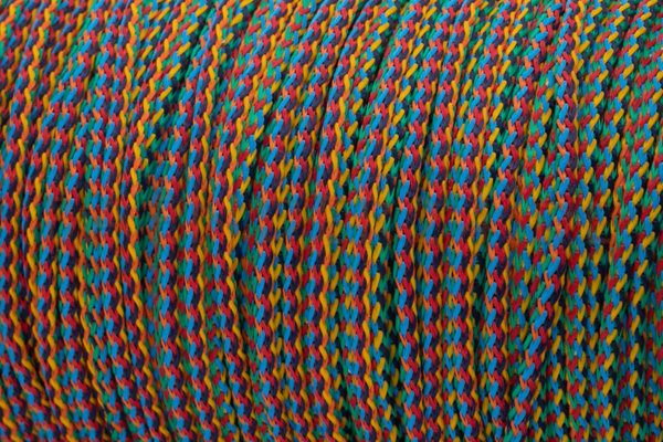 Bild von 150m PP-Schnur - 5mm stark - Farbe: Multicolor (UV)