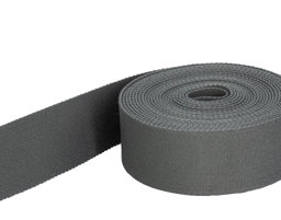 Bild von 5m Gürtelband / Taschenband - 20mm breit - Farbe: grau