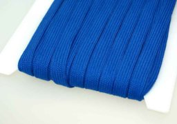 Bild von 3m Flachkordel aus Baumwolle - 15mm breit - Farbe: blau