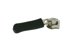 Bild von Zipper für 5mm Reißverschlüsse, Farbe: silber mit Griffgummi - 10 Stück