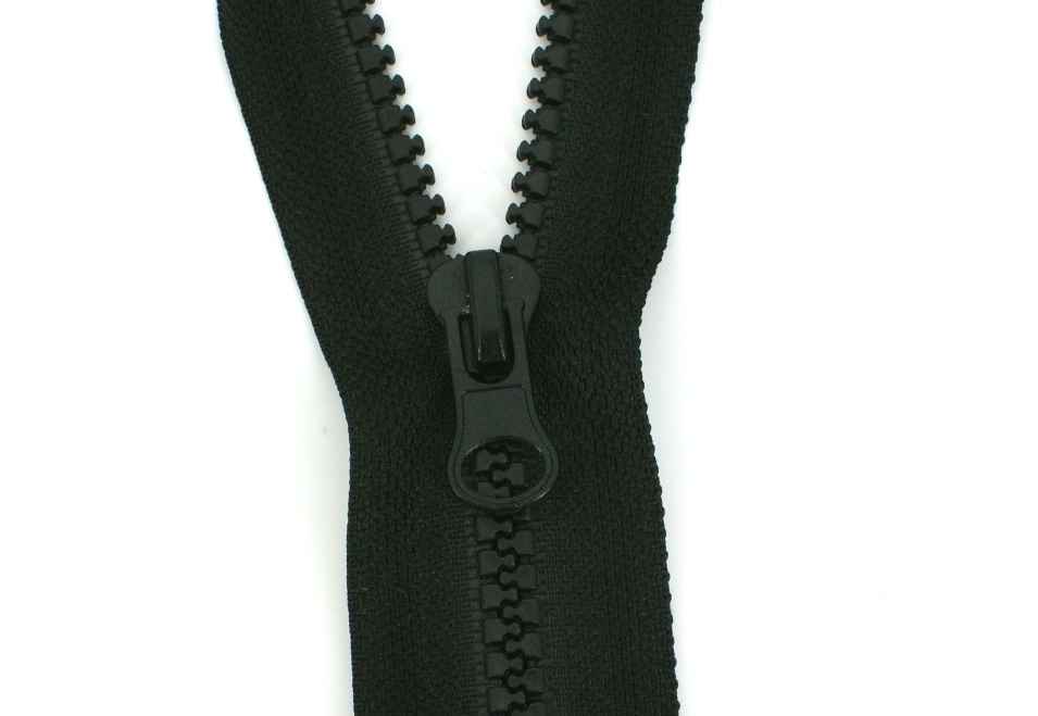 Bild von Zipper für 5mm Profil-Reißverschlüsse, Farbe: schwarz - 10 Stück