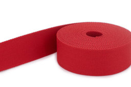 Bild von 5m Gürtelband / Taschenband - 30mm breit - Farbe: rot