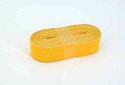 Bild von Gummiband - 20mm breit - Farbe: gelb - 2m Rolle