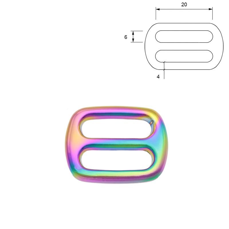 Bild von Regulator aus Zinkdruckguss - Neochrom - 20mm - 6mm Durchlass - 10 Stück