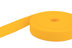 Bild von 50m PP Gurtband - 25mm breit - 1,4mm stark - gelb (UV)