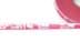 Bild von 1m SKYLINE Webband - 16mm breit - HAMBURG mit Elphi pink/weiß