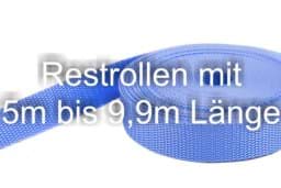 Bild von Restpostenbox 15mm breites PP-Gurtband 1,4mm, 50m - hellblau (UV)