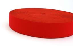 Bild von Gummiband - 40mm breit - 1,4mm dick - Farbe: rot - 3m Rolle