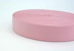 Bild von Gummiband - 40mm breit - 1,4mm dick - Farbe: rosa - 3m Rolle