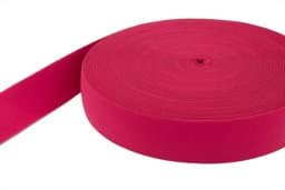 Bild von Gummiband - 40mm breit - 1,4mm dick - Farbe: pink - 3m Rolle