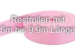 Bild von Restpostenbox 10mm breites PP-Gurtband 1,4mm stark, 25m - rosa (UV)