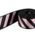 Bild von 5m Streifenband - 39mm breit - schwarz/rosa