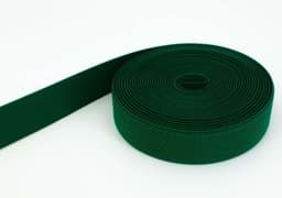 Bild von 5m Rolle Gummiband - Farbe: dunkelgrün - 25mm breit