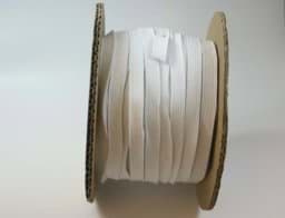 Bild von 15mm breites Gummiband aus Polyester - 50m Rolle - weiß