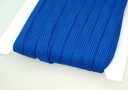 Bild von 3m Flachkordel aus Baumwolle - 15mm breit - Farbe: blau