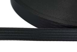 Bild von 5m Sicherheitsgurtband schwarz - aus Polyester - 30mm breit - bis 1,1t belastbar