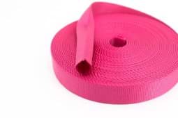 Bild von 10m Schlauchgurt / Schlauchband aus Polyamid, 25mm breit, pink