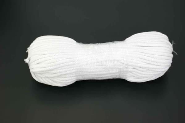 Bild von 50m Baumwollschnur / BW-Kordel - 5mm dick mit Kern - Farbe: Weiß