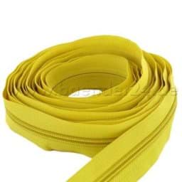 Bild von 5m Reißverschluss, 3mm Schiene, Farbe: gelb