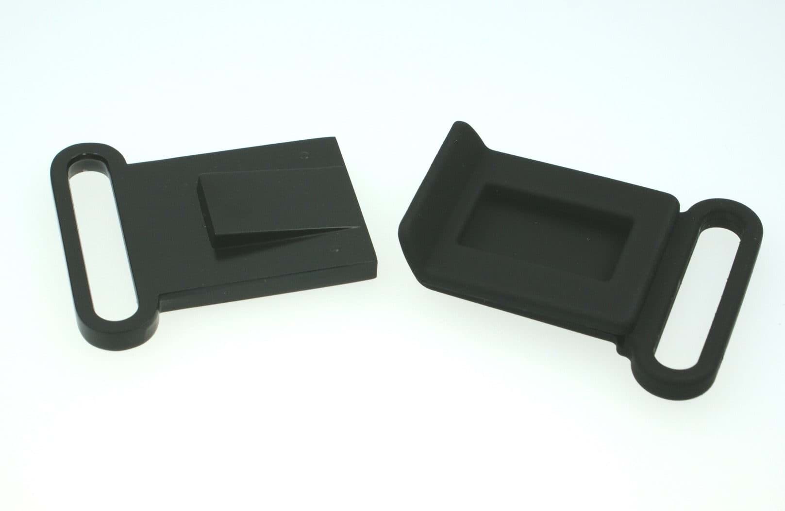 Bild von Steckschließer für 40mm breites Gurtband - schwarz  - 1 Stück
