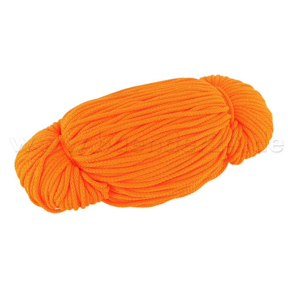 Bild von 2mm starke Polyesterschnur - 100m Länge - Farbe: neonorange