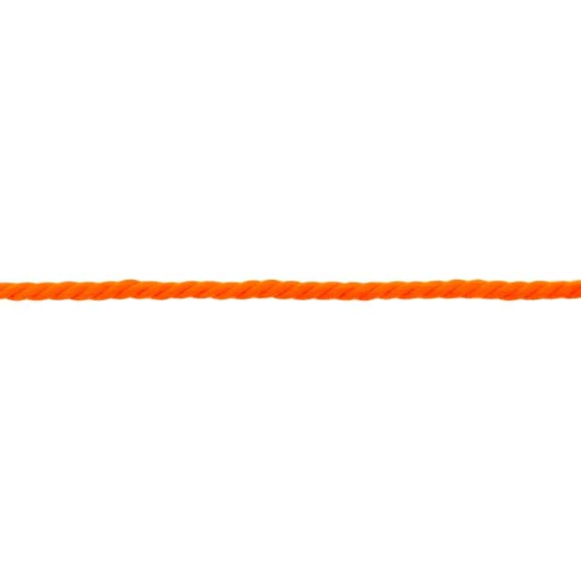 Bild von Polyester Kordel - gedreht - 5mm - neonorange - 25m