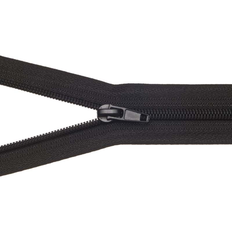 Bild von Reißverschluss teilbar - 220cm lang - Farbe: schwarz - 1 Stück