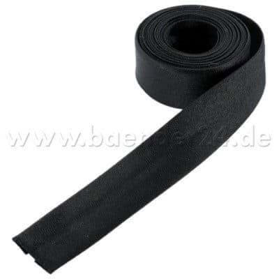 Bild von Einfassband aus Polyester, 20mm breit, Farbe: schwarz - 69m Spule