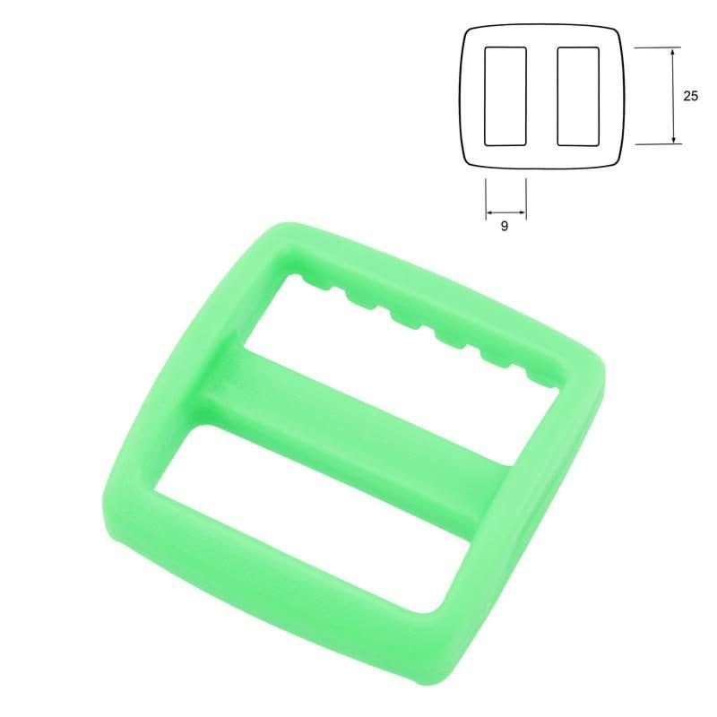 Bild von Regulator aus Acetal - 25mm Durchlass - Grün - 10 Stück