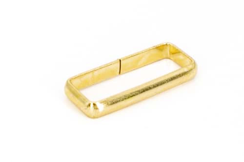 Bild von Schlaufe / Gurtbandschlaufe aus Messing - für 25mm Gurtband - 10 Stück