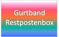 Bild von Restpostenbox 25mm breites PP-Gurtband 1,8mm stark, 25m - 6 verschiedene Farben (UV)