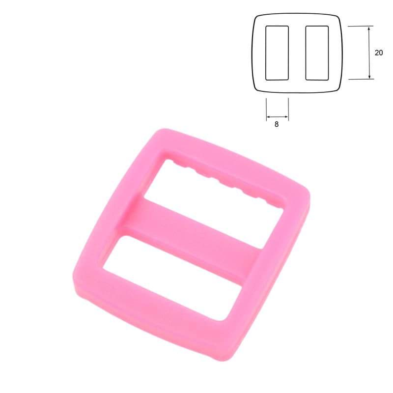 Bild von Regulator aus Acetal - 20mm Durchlass - Pink - 10 Stück