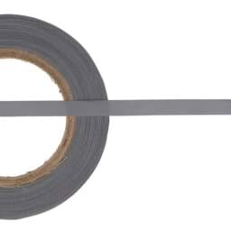 Bild von 50m Reflektierendes Band / Reflektorband 10mm breit - silber - zum Aufnähen